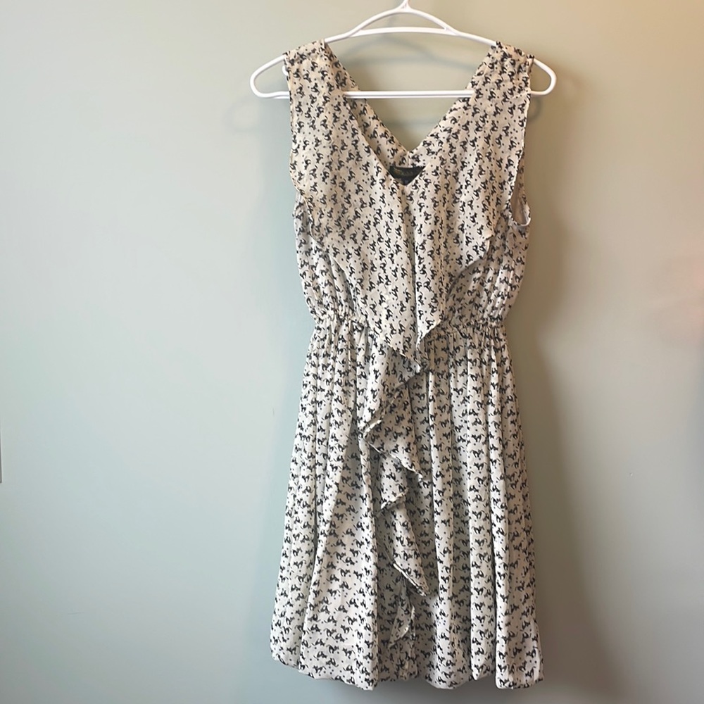 Cat print summer dress